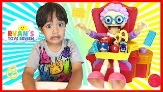 GREEDY GRANNY GAME Family Fun Game For Kids Disney Toys Chocolate Egg Surprise Ryan ToysReview