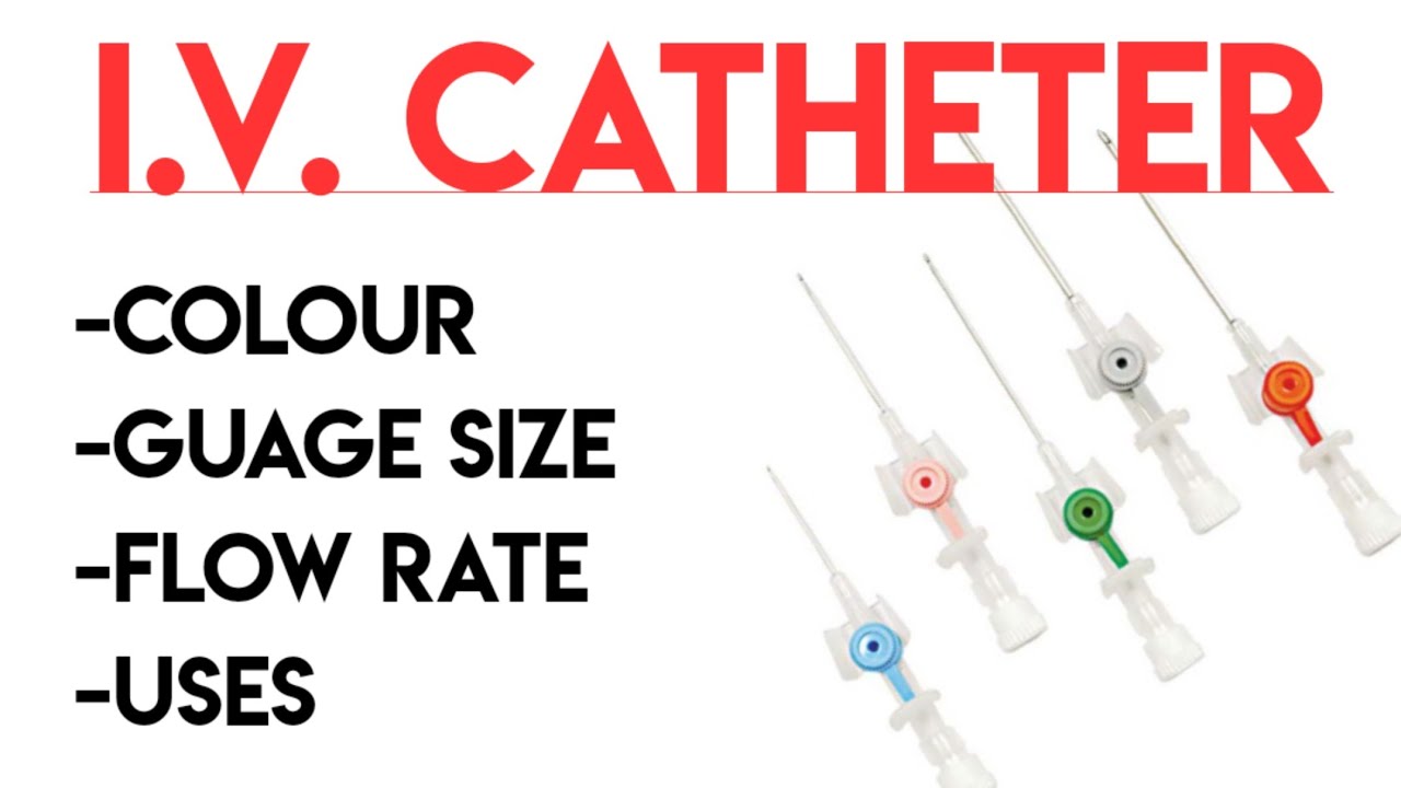 IV Cannula Sizes Flow Rates IV Cannula, Cannula, IV Cannula, 48% OFF