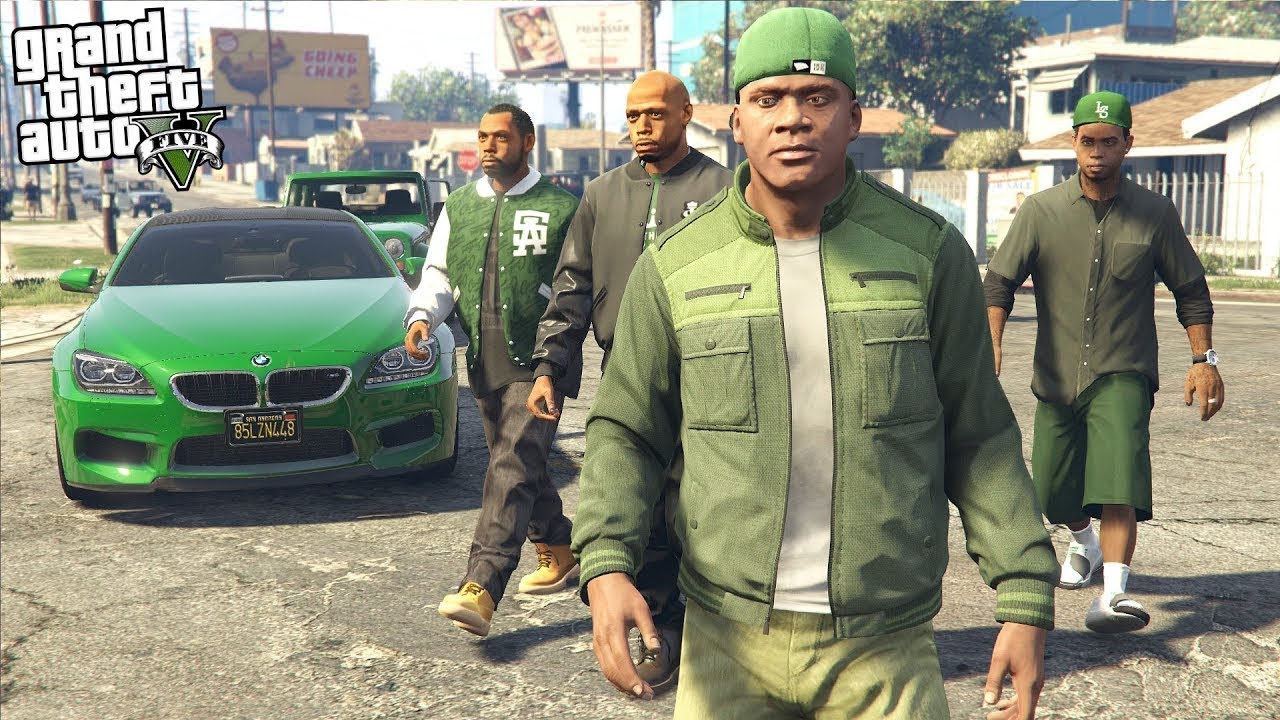 FRANKLIN & LAMAR - TERRITORY TAKEOVER in GTA 5! - YouTube