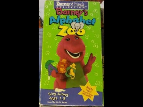 Barney Alphabet Zoo VHS Rare