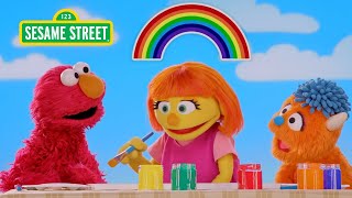 Sesame Street: Elmo, Julia, & Rudy Paint the Colors of the Rainbow!