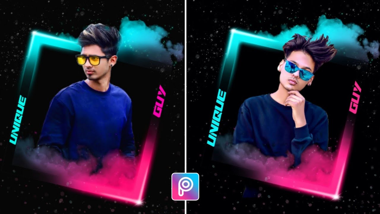 Picsart Photo Editing Tutorial - Unique Guy Concept - Picsart editing ...