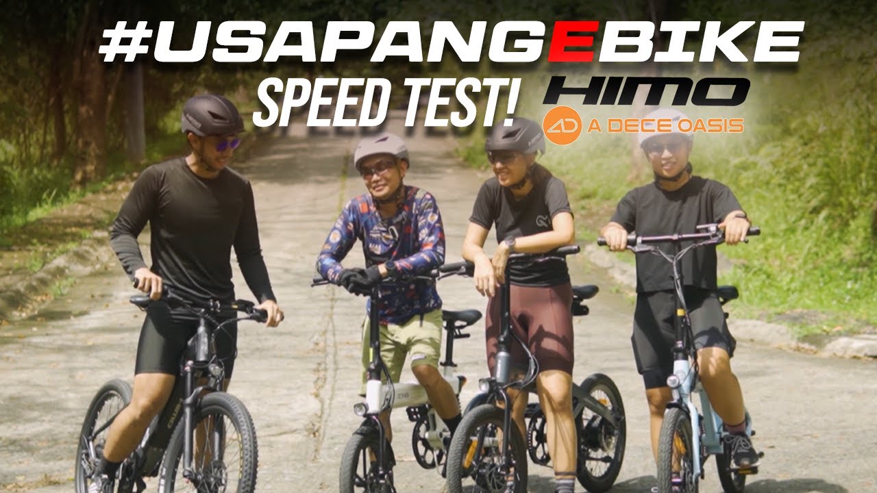 #USAPANG E-BIKE: Speed Test w/ HIMO & ADO E-BIKES! - YouTube