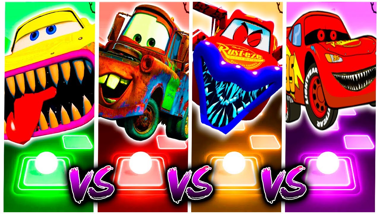 Car Eater vs Cars 3 Mater vs Spider Lighting Mcqueen Eater vs Lighting ...