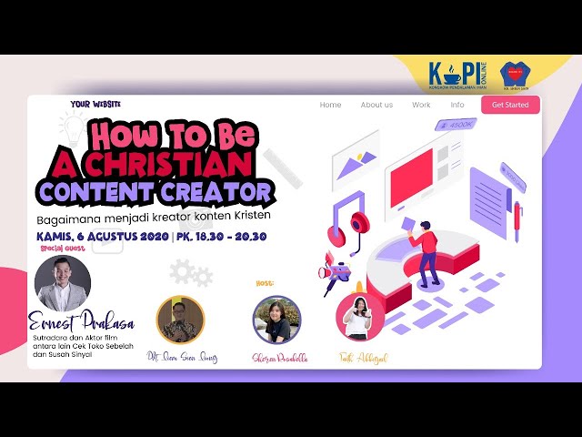 KoPI Online - How to be A Christian Content Creator