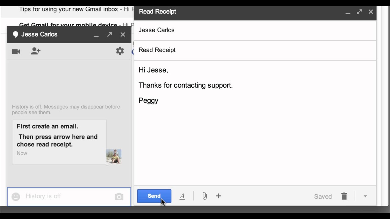 My Gmail Does Not Have Read Receipt Master of Documents