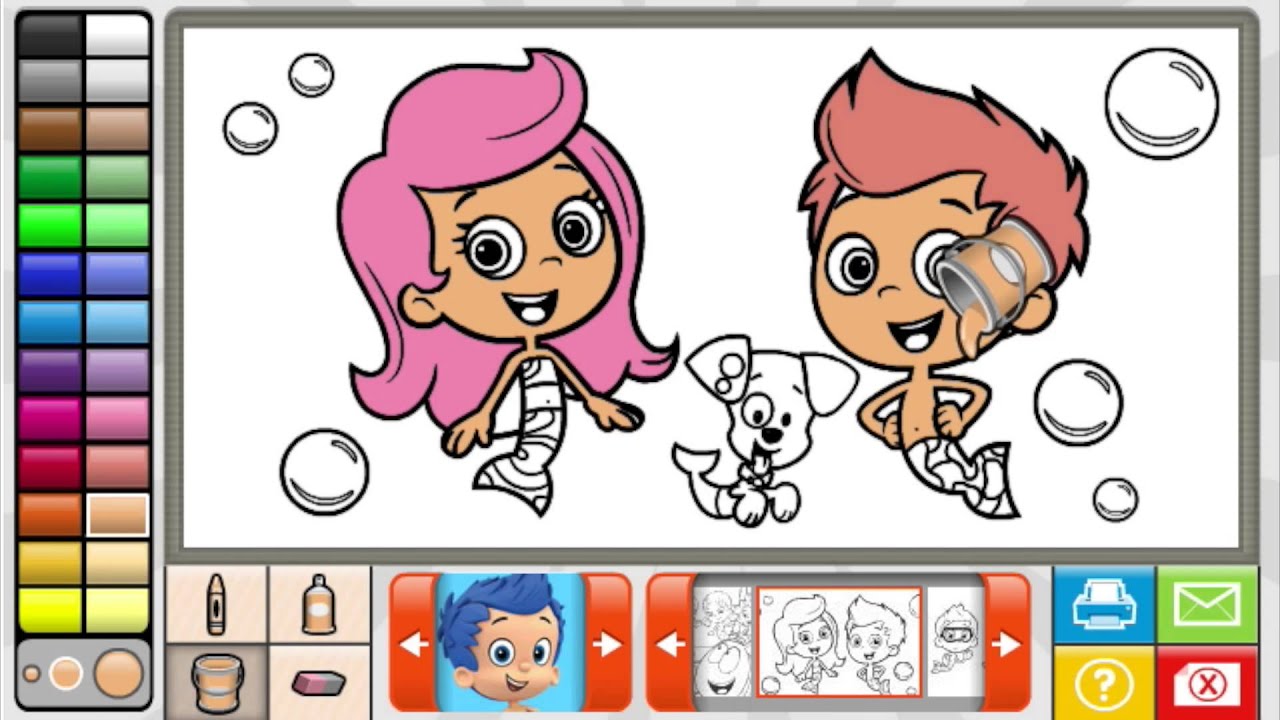 Nick Jr Coloring Pages Bubble Guppies 5439 | The Best Porn Website