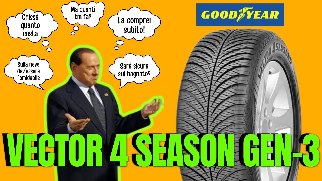 GOODYEAR VECTOR 4 SEASON GEN-3: Recensione Completa - YouTube