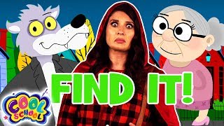 Find the Grandmas! Little Red Riding Hood Story with Ms. Booksy | Find It Game | Cartoons for Kids