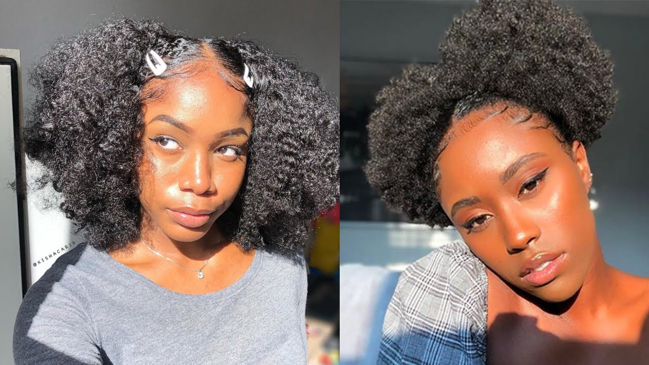 cute-4c-hairstyles-for-natural-hair-compilation-slayed-curly-hair-2020-youtube