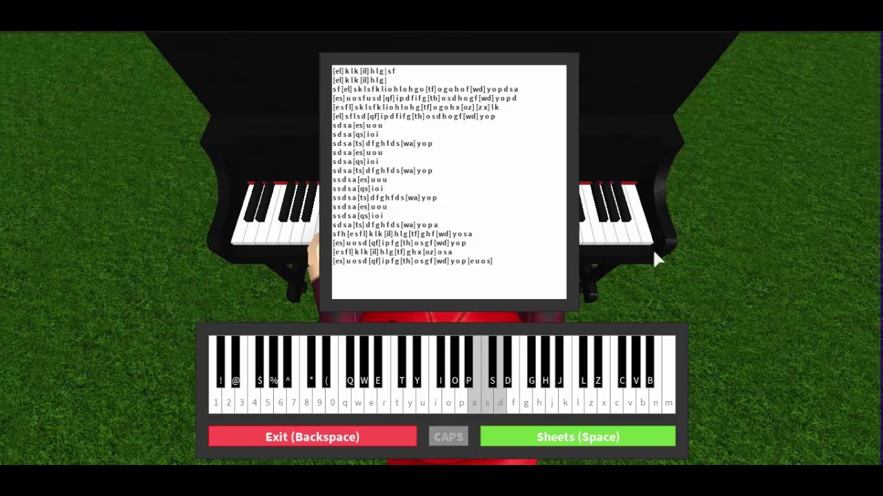 Roblox - Virtual Piano v1.1 - River Flows in You by Yiruma - YouTube image.