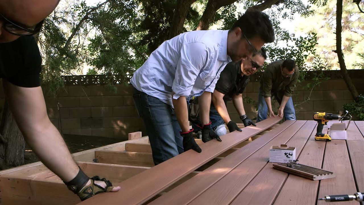 Updating Your Deck with New Composite Decking Boards - YouTube