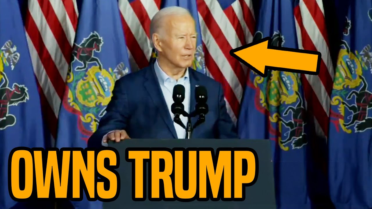 Biden crushes Trump in BRUTAL speech - YouTube