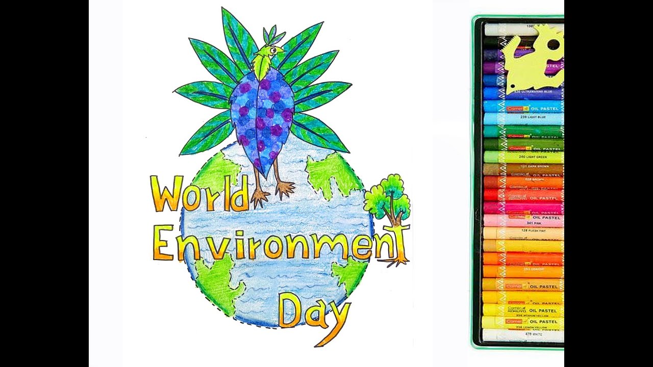 WORLD ENVIRONMENT DAY DRAWING | WORLD ENVIRONMENT DAY POSTER MAKING ...