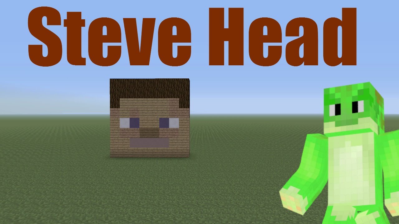 Minecraft Steve Head Pixel Art