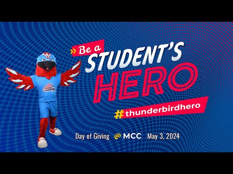 Mesa Community College Be a Student's Hero 2024 #ThunderbirdHero