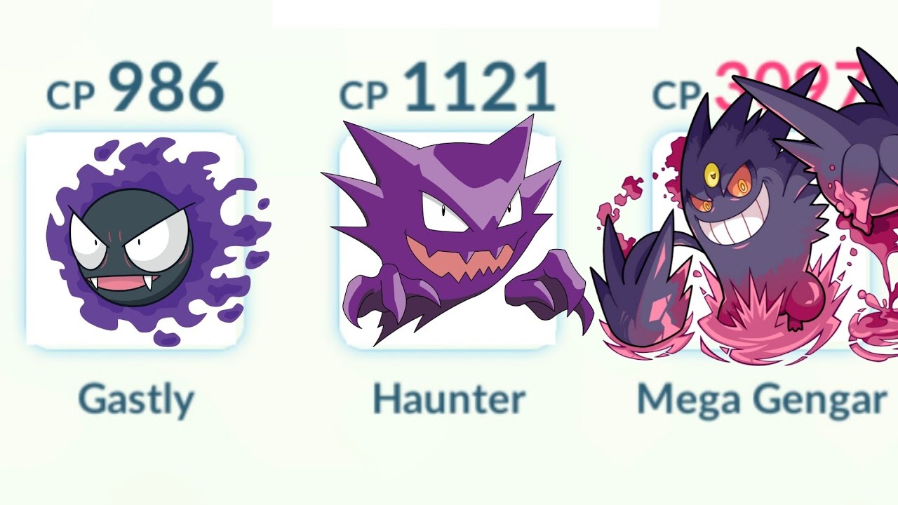 EVOLUTION LINE UP OF GENGAR VS TEAM ROCKET LEADER SIERRA ...