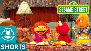 Sesame Street: Indoor Picnic with Julia, Elmo, and her family