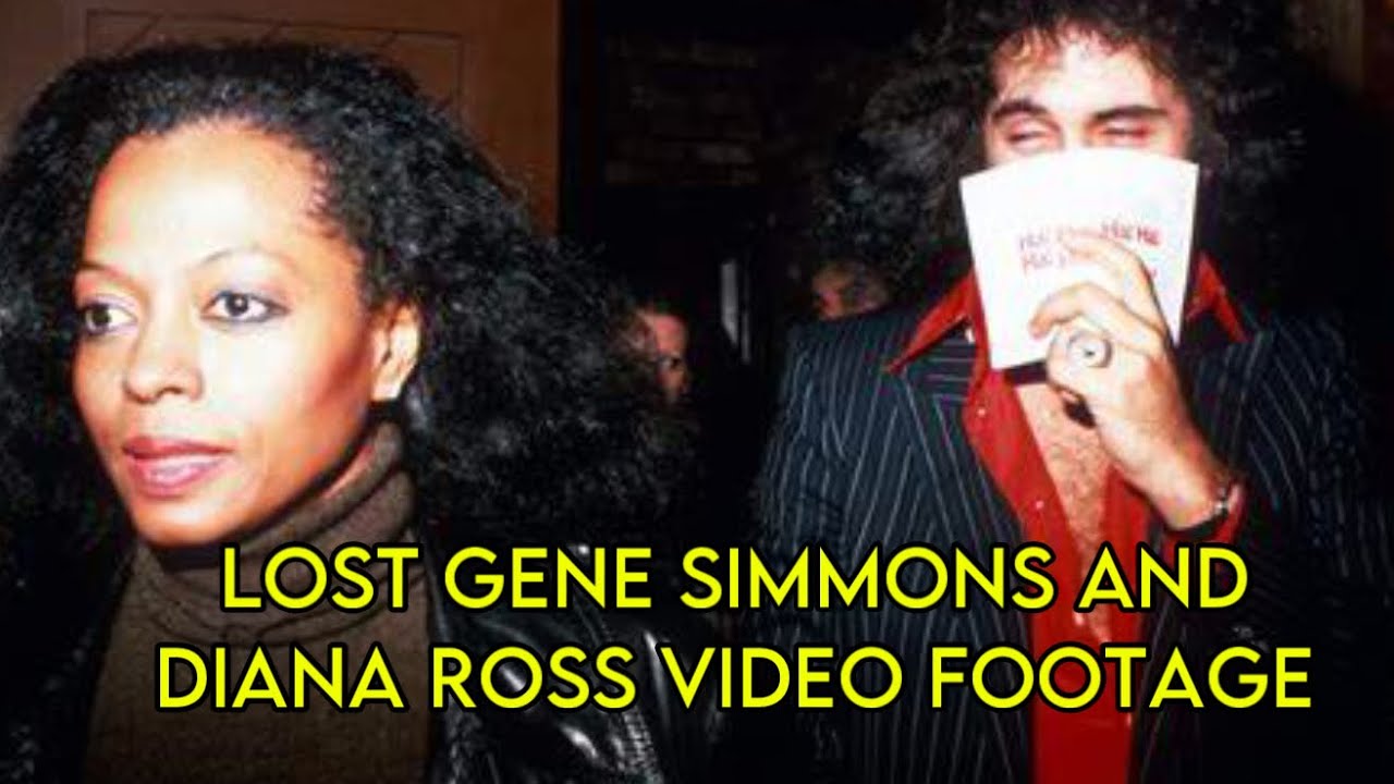 Lost Video Footage Of Gene Simmons & Diana Ross - YouTube