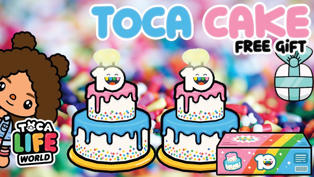 Toca Life World where to find Toca Boca Cake Kit? Free gift | Como fazer o  bolo Toca Life World? - YouTube