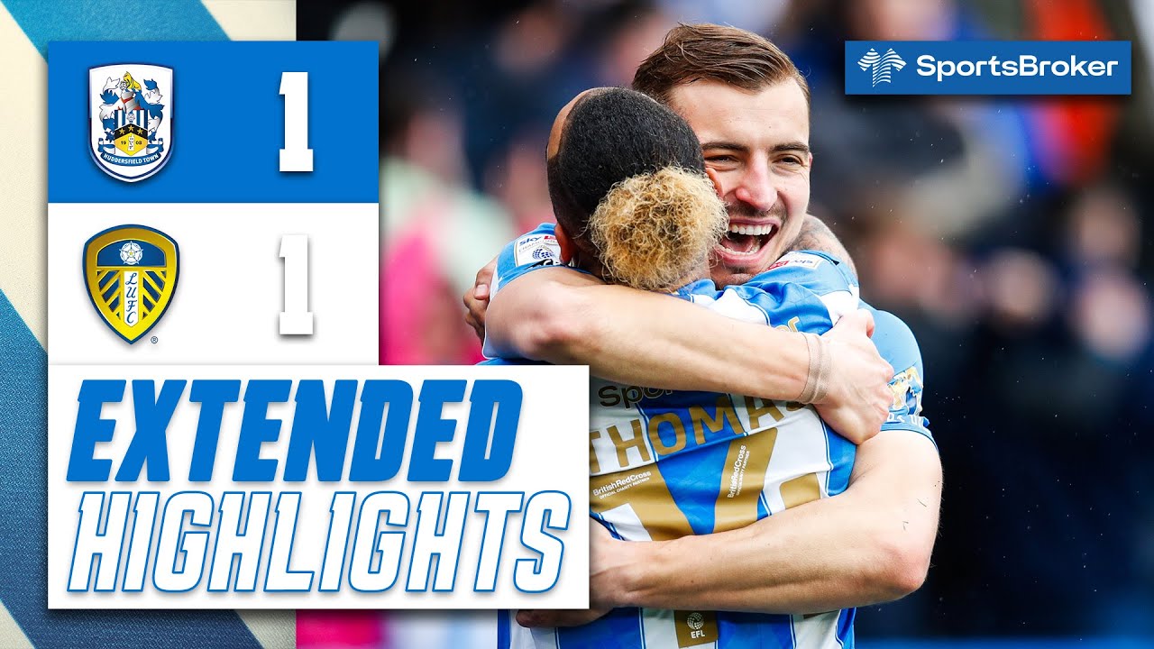 EXTENDED HIGHLIGHTS | Huddersfield Town 1-1 Leeds United - YouTube