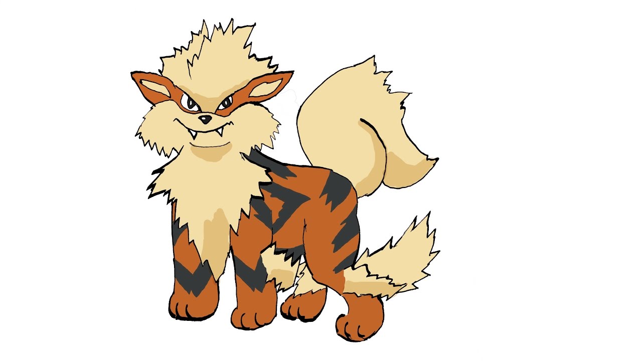 How To Draw Arcanine (POKEMON) - YouTube