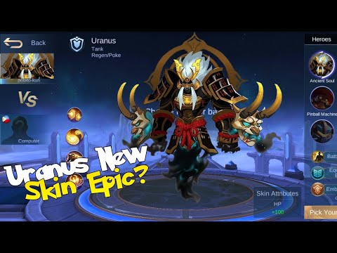 URANUS NEW SKIN EPIC? MLBB NEW SKIN UPDATE SURVEY URANUS NEW SKIN ...