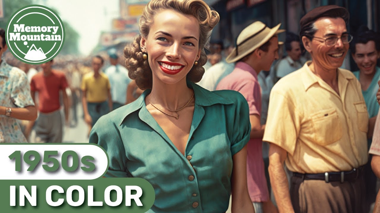 The 1950s in SHOCKINGLY BEAUTIFUL Colorized Photos