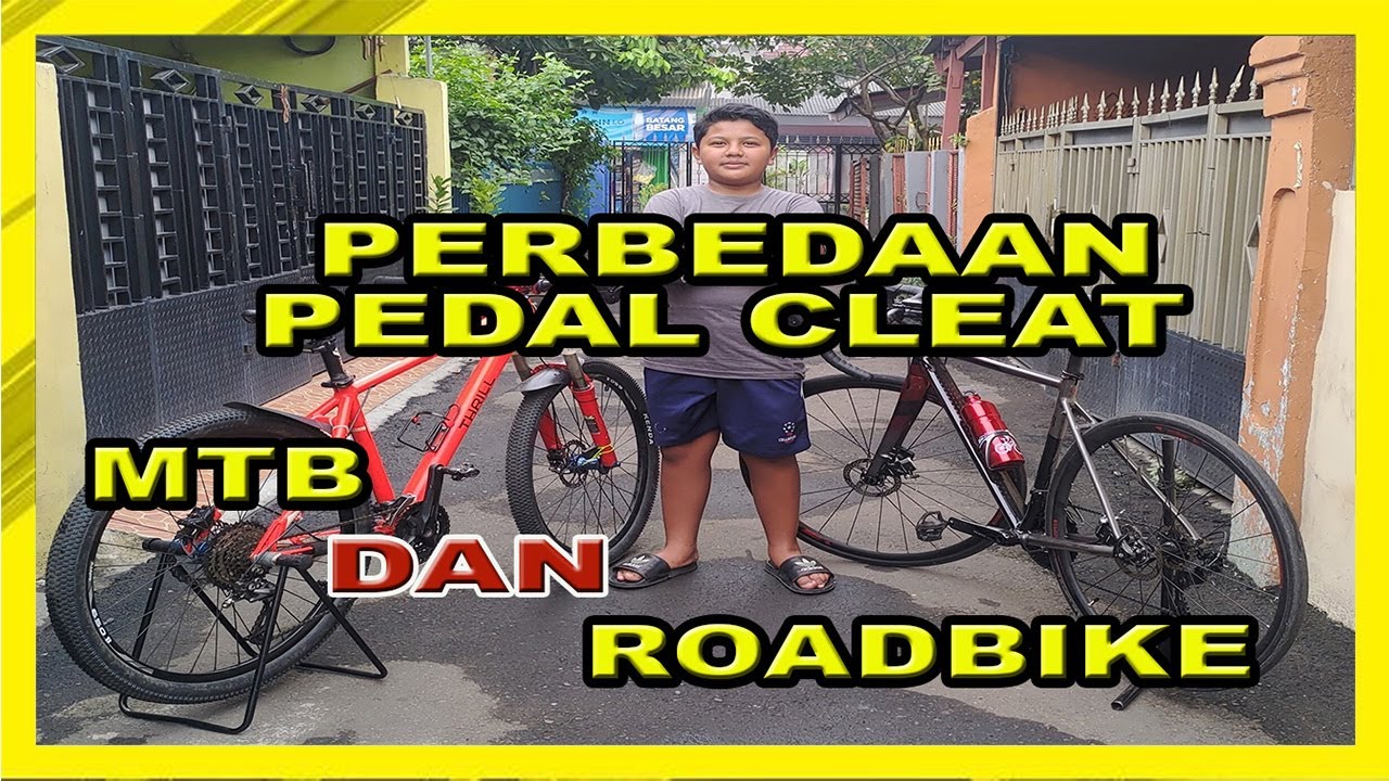 PERBEDAAN PEDAL CLEAT MTB DAN ROADBIKE - YouTube