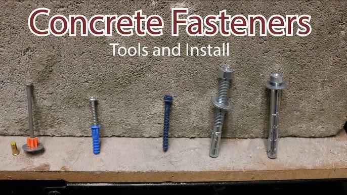 Tapcon Concrete Screws In Cinder Block, Concrete Or Brick