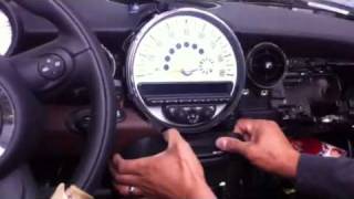 How to remove radio from mini cooper 2010 - YouTube