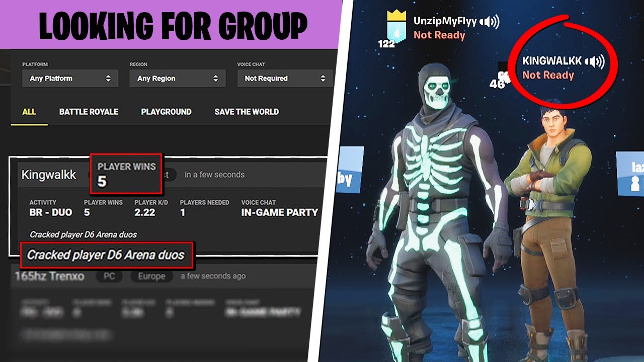 I Used Fortnite Tracker to Find a Teammate and it was ...