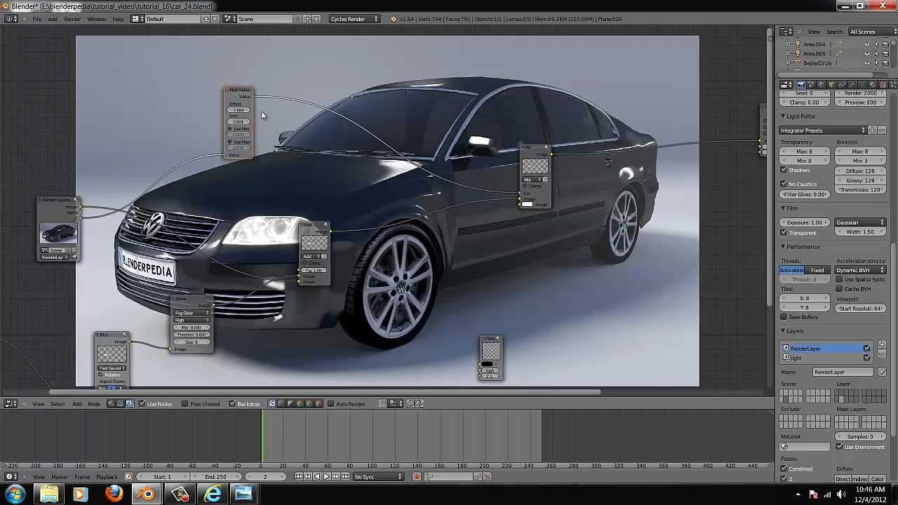 Create a car in blender with cycles - YouTube