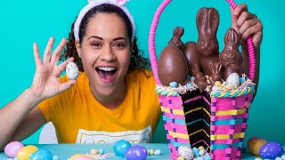 Easter Basket made of CAKE! | Chocolate Cake, Buttercream Filling, Fondant | How To Cake It