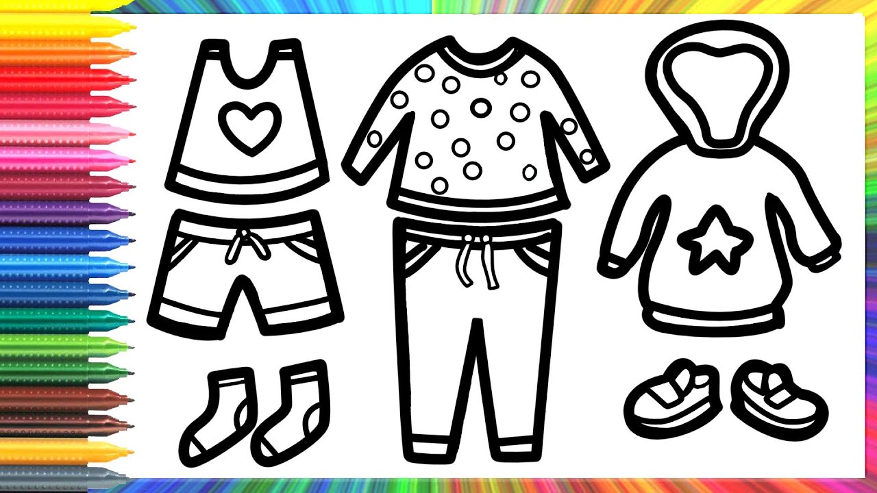 How to draw clothes for a boy for children/Cómo dibujar ropa de bebé para  niños - YouTube