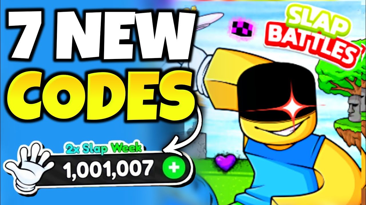 ⚠️New YEAR🎉CODES!⚠️SLAP BATTLES ROBLOX CODES 2024 - SLAP BATTLES CODES ...