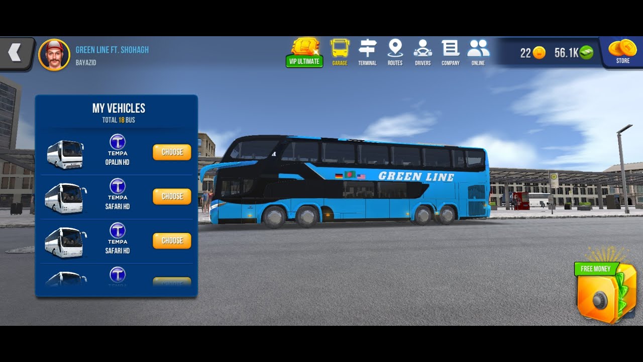 BUS SIMULATOR ULTIMATE | GREEN LINE | GREEN LINE DOUBLE DECKER | BD BUS ...