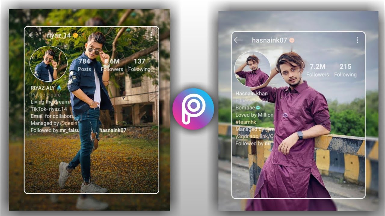 Instagram profile photo editing in picsArt || PicsArt viral instagram ...