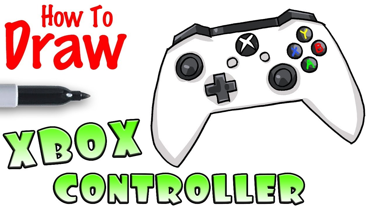 Featured image of post Xbox One Controller Drawing Easy As in that lesson about the gamepad of sony playstation