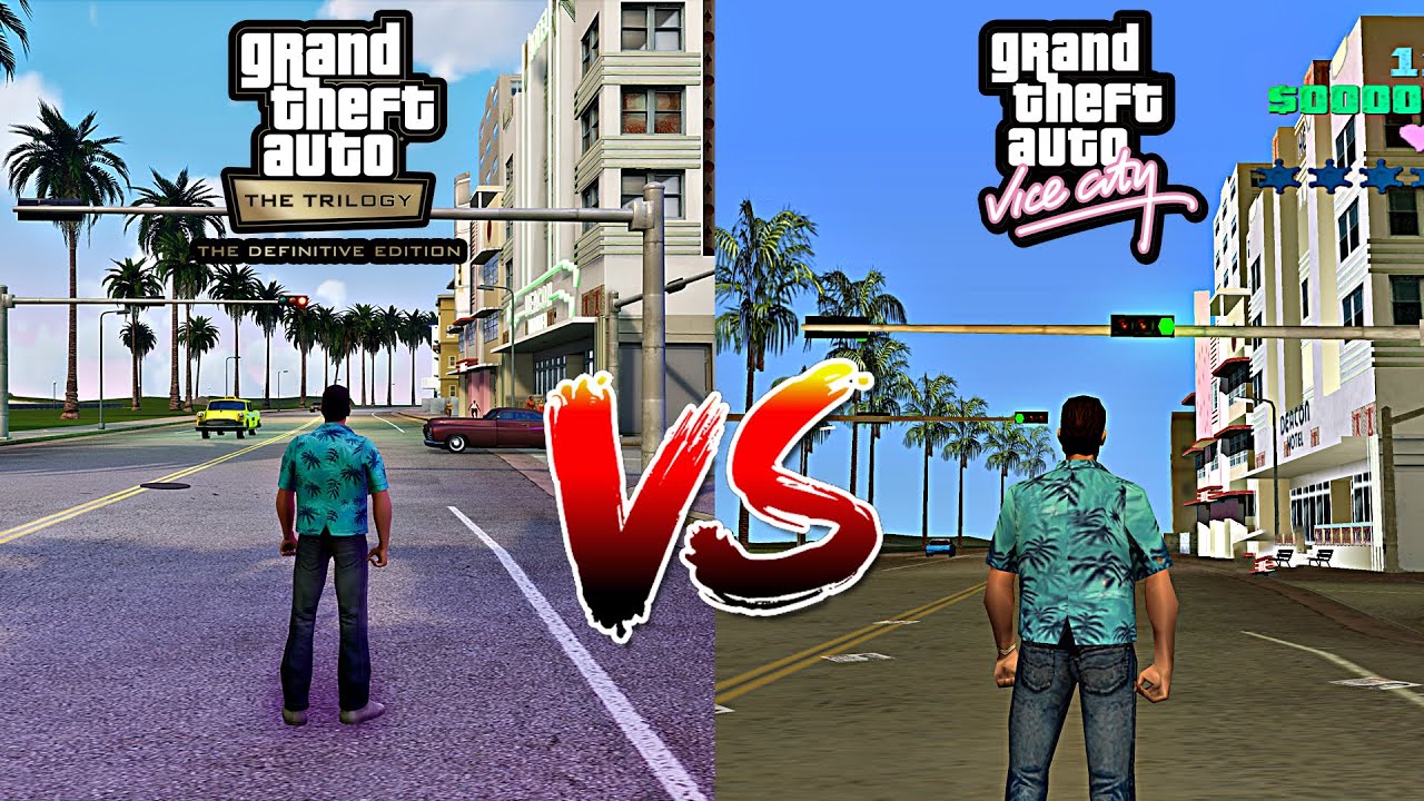 Grand Theft Auto Vice City Remaster Vs Original Graphics How Good Is ...