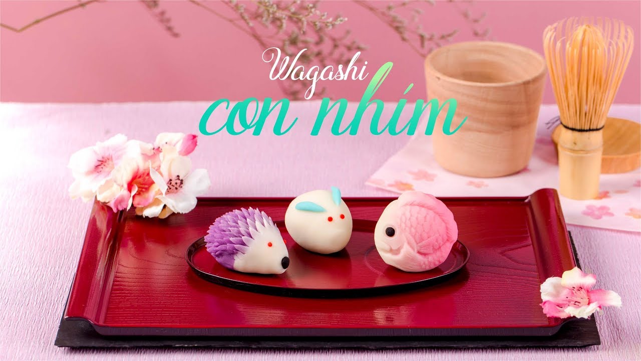 Cách Tạo Hình Wagashi Con Nhím siêu đẹp | Hướng Nghiệp Á Âu ...