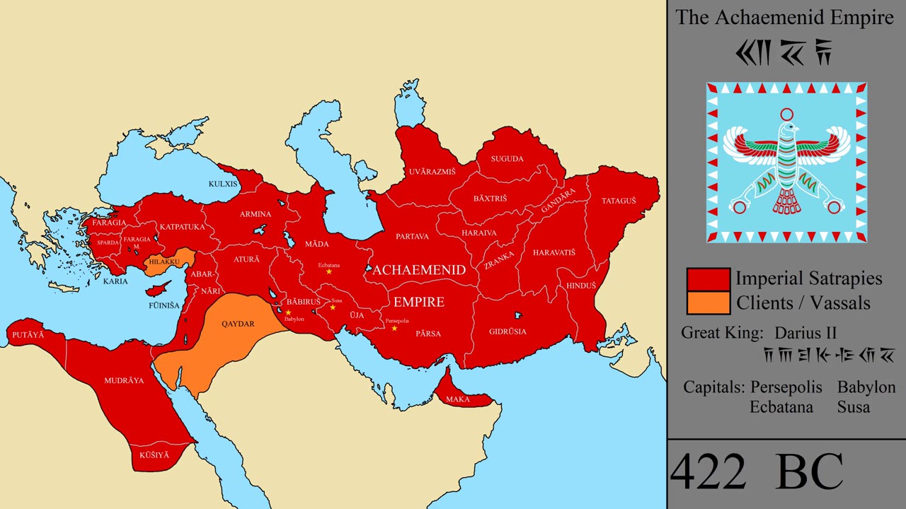 Persian Empire Map Timeline