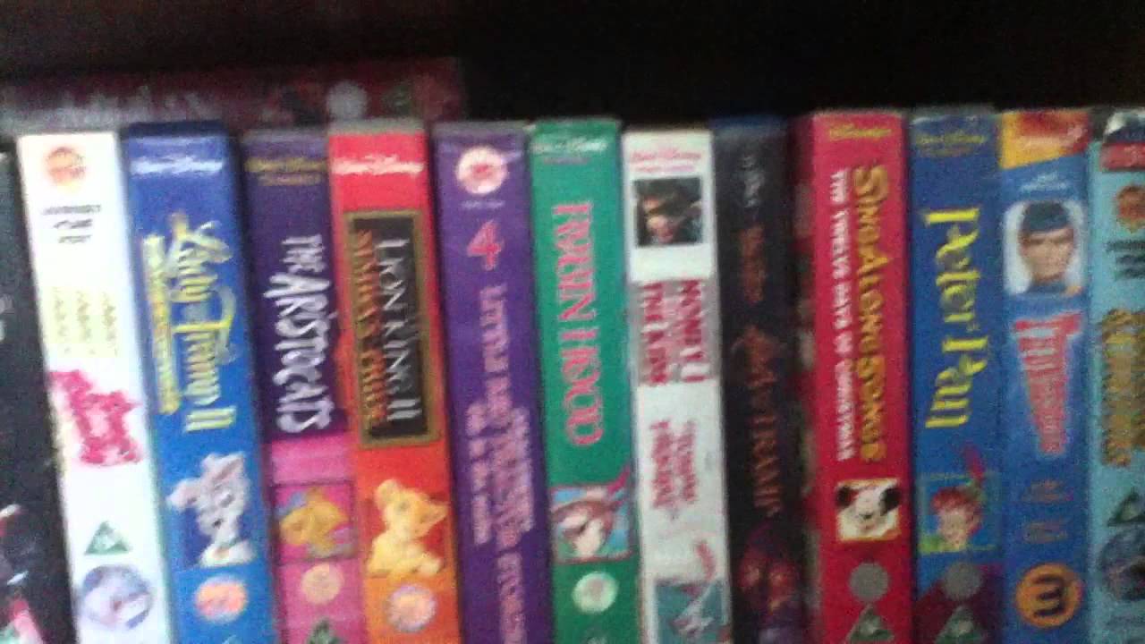 My VHS and DVD collection - YouTube