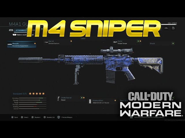 M4a1 Sniper Rifle