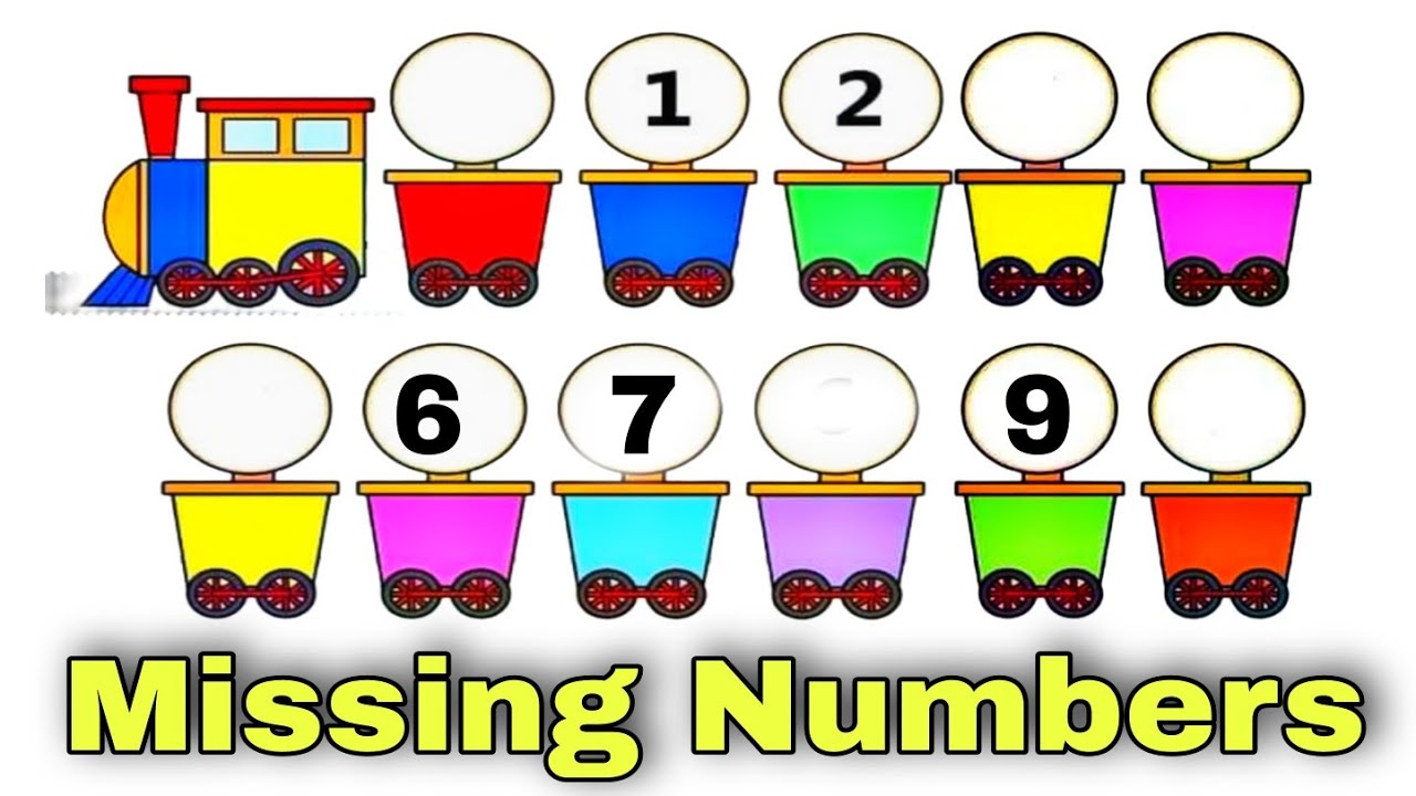 Missing Numbers Activity For Kids | Kids Learning Zone | Numbers ...