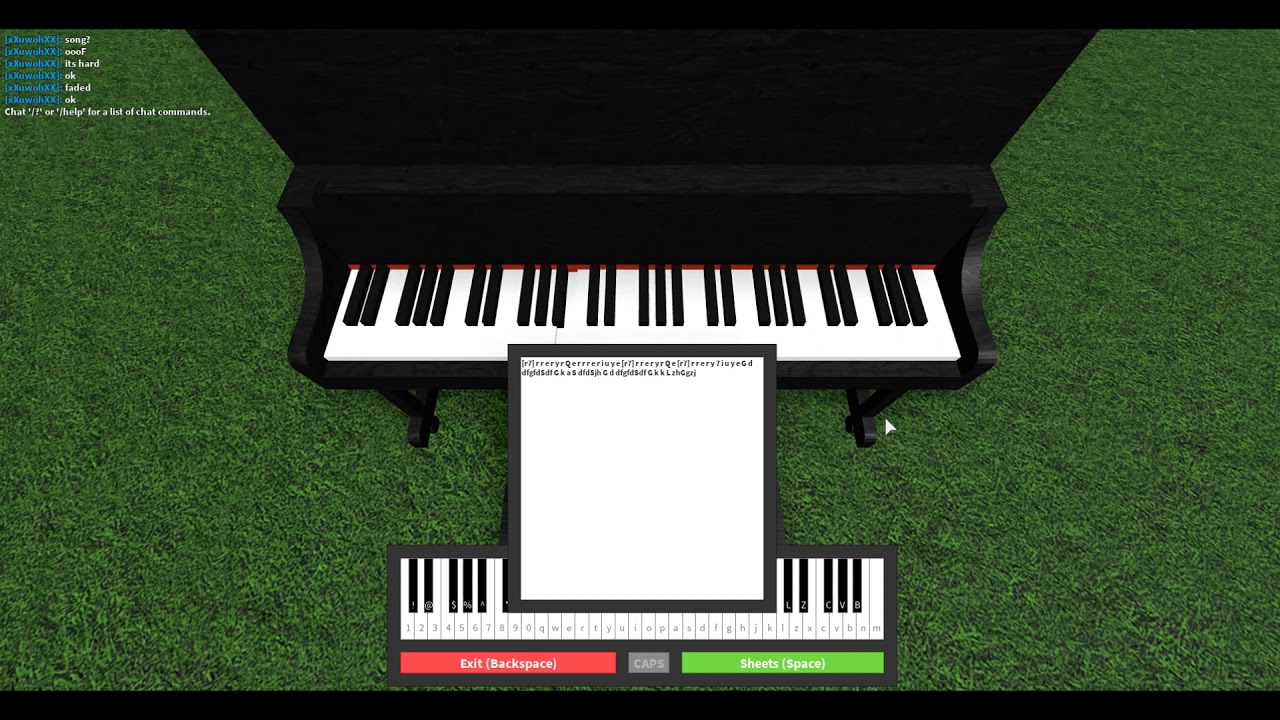 Roblox piano sheets Giorno Giovanna theme EASY - YouTube