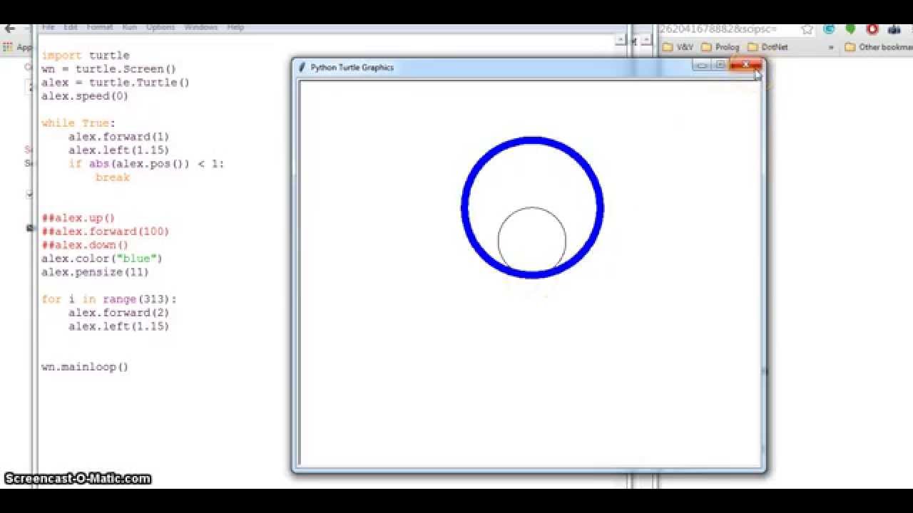 Python Project How To Draw A Circle With Python Turtle Youtube | My XXX ...