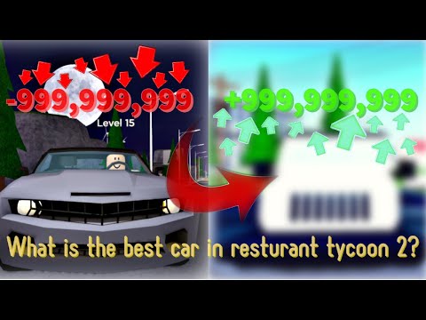 Testing *THE BEST* Cars in Restaurant Tycoon 2! - YouTube