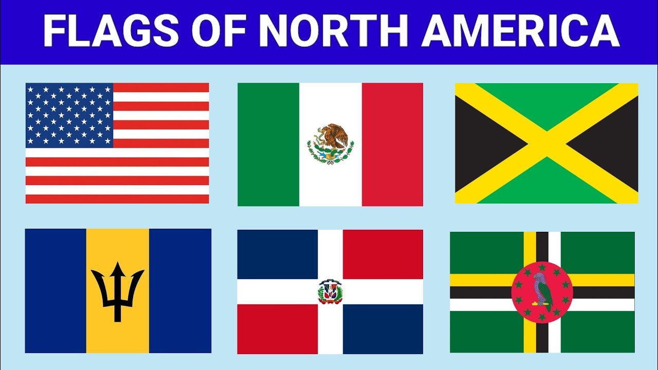 Flags Of North American Countries