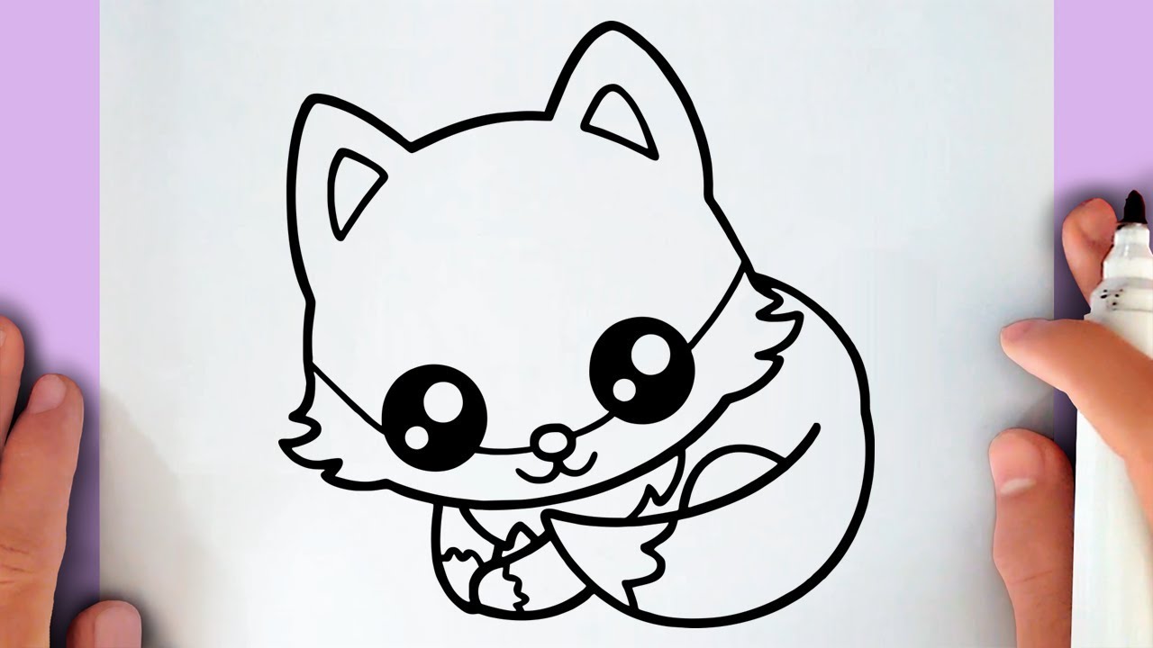 How To Draw A Cute Fox